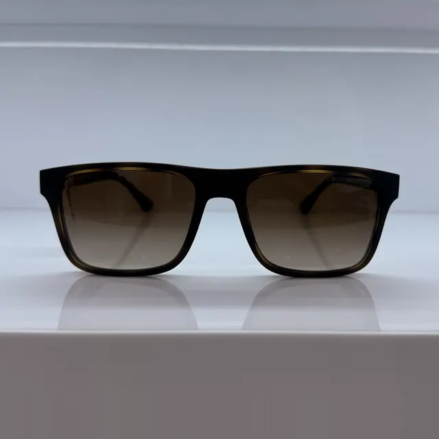 Emporio Armani Clip-On Sunglasses, Black, Men Sunglasses by Emporio Armani