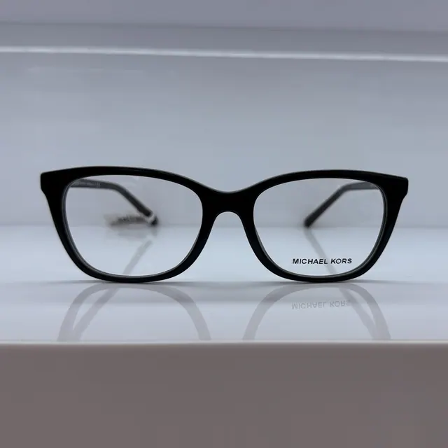 Michael Kors Cat-eye Acetate Eyeglasses, Black, Women Eyeglasses by Michael Kors