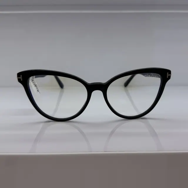 Tom Ford Cat-eye Acetate Eyeglasses, Black, Women Eyeglasses by Tom Ford