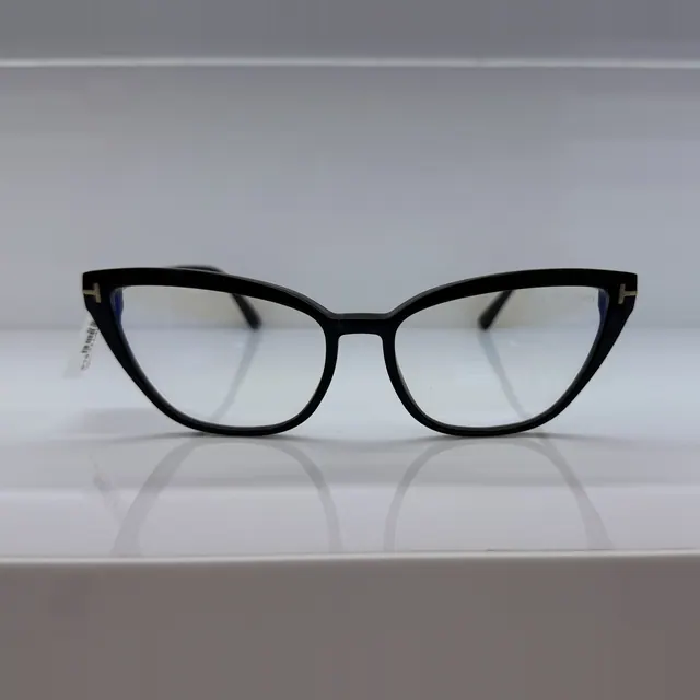 Tom Ford Cat-eye Acetate Eyeglasses, Black 2, Women Eyeglasses by Tom Ford