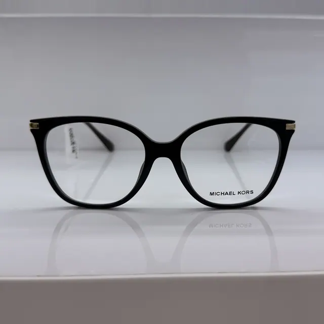 Michael Kors Butterfly Acetate Eyeglasses, Black, Women Eyeglasses by Michael Kors