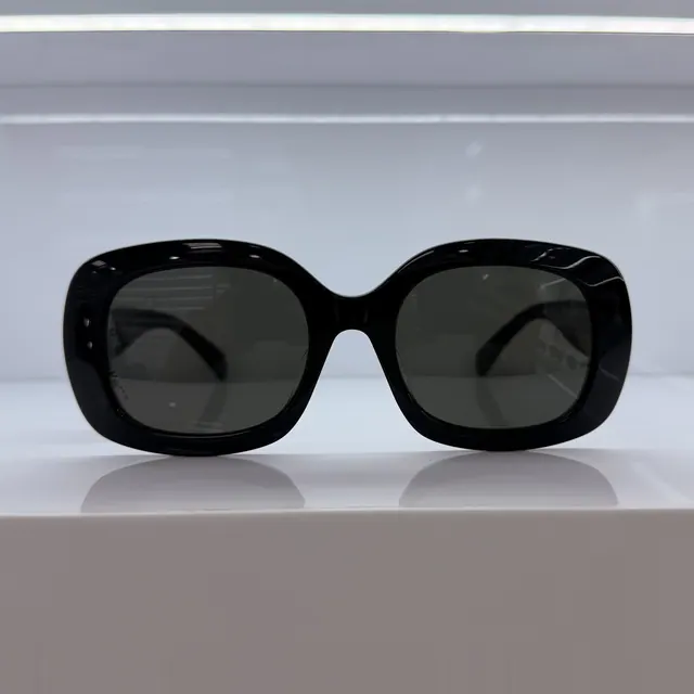 Designer Collection Oversized Square Acetate Sunglasses, Black, Women Sunglasses by Designer Collection