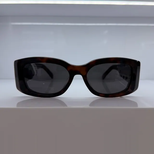 Designer Collection Rectangular Acetate Sunglasses, Tortoise, Women Sunglasses by Designer Collection