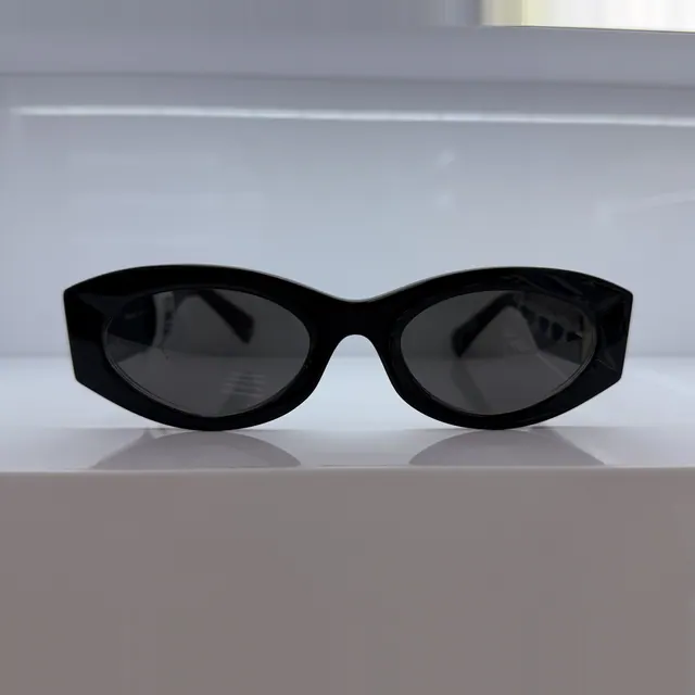 Designer Collection Cat-eye Acetate Sunglasses, Black 2, Women Sunglasses by Designer Collection