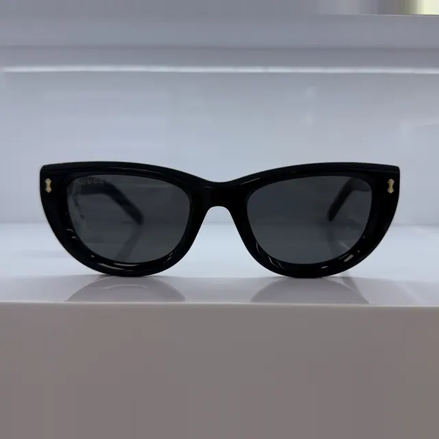 Gucci Cat-eye Acetate Sunglasses, Black, Women Sunglasses by Gucci