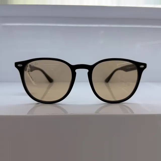 Ray-Ban Round Acetate Sunglasses, Black, Unisex Sunglasses by Ray-Ban