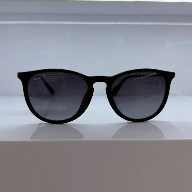 Ray-Ban Round Acetate Sunglasses, Black 3, Women Sunglasses by Ray-Ban