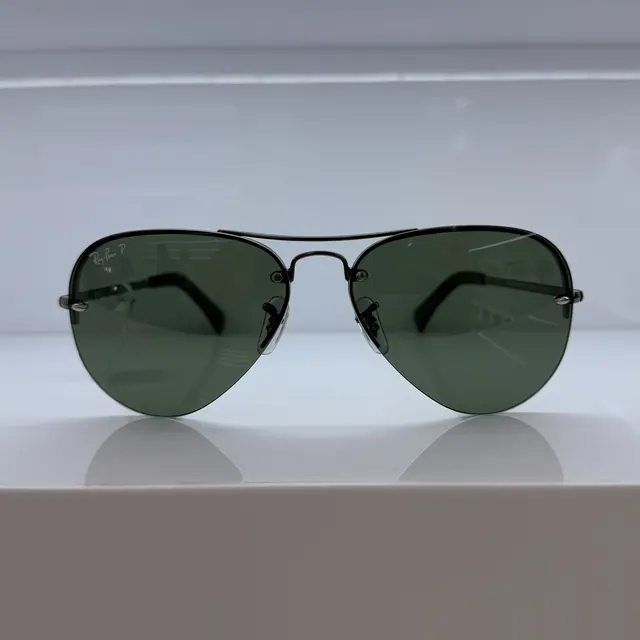 Ray-Ban Aviator Metal Sunglasses, Gunmetal, Unisex Sunglasses by Ray-Ban