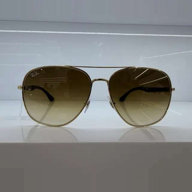 Ray-Ban Aviator Metal Sunglasses, Gold, Unisex Sunglasses by Ray-Ban