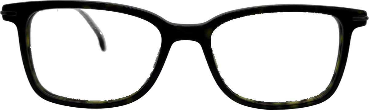 Carrera Rectangular Light Acetate Eyeglasses, Tortoise frame