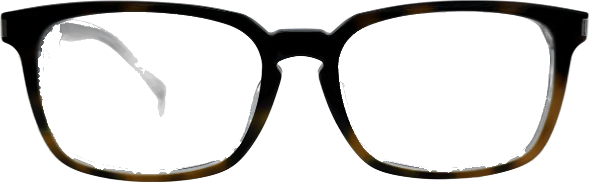 Bolon Square Acetate Eyeglasses, Black And Tortoise frame