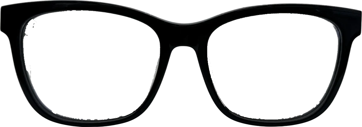 Chanel Square Acetate Eyeglasses, Black frame