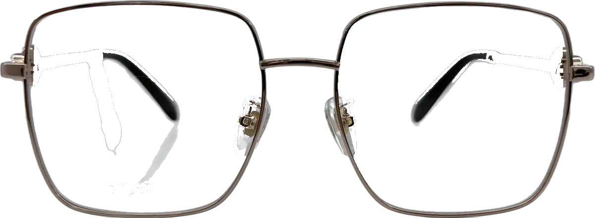 Chopard Square Titanium Eyeglasses, Gold frame