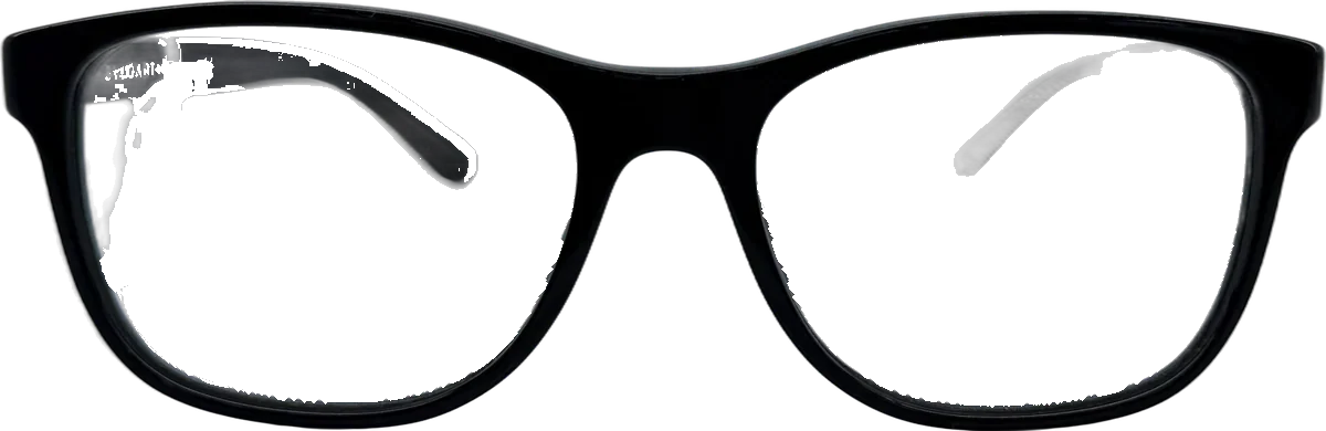 Bvlgari Rectangular Acetate Eyeglasses, Black frame