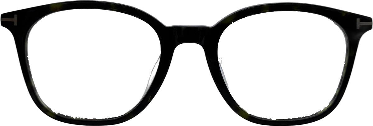 Tom Ford Square Acetate Eyeglasses, Dark Tortoise frame
