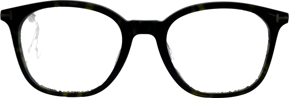 Tom Ford Square Acetate Eyeglasses, Tortoise frame