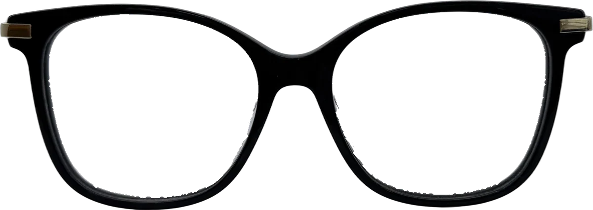 Gucci Square Acetate Eyeglasses, Black frame