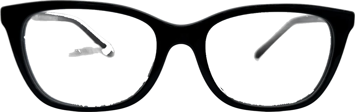 Michael Kors Cat-eye Acetate Eyeglasses, Black frame
