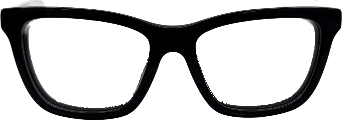 Prada Square Acetate Eyeglasses, Black frame
