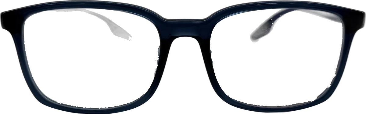 Prada Linea Rossa Square Acetate Eyeglasses, Navy frame