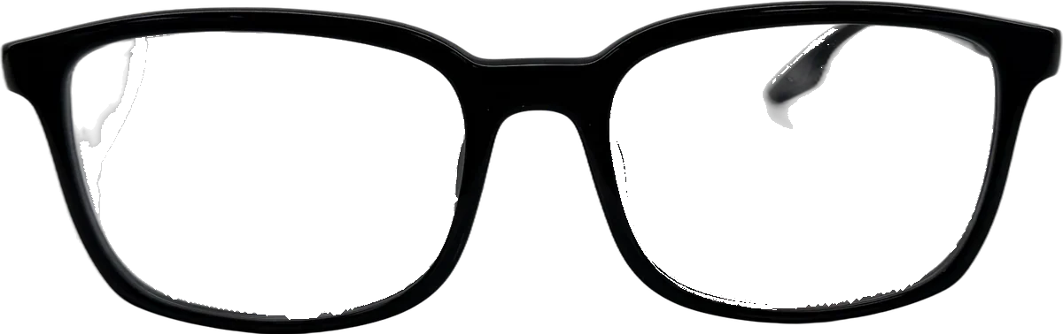 Prada Linea Rossa Square Acetate Eyeglasses, Black frame