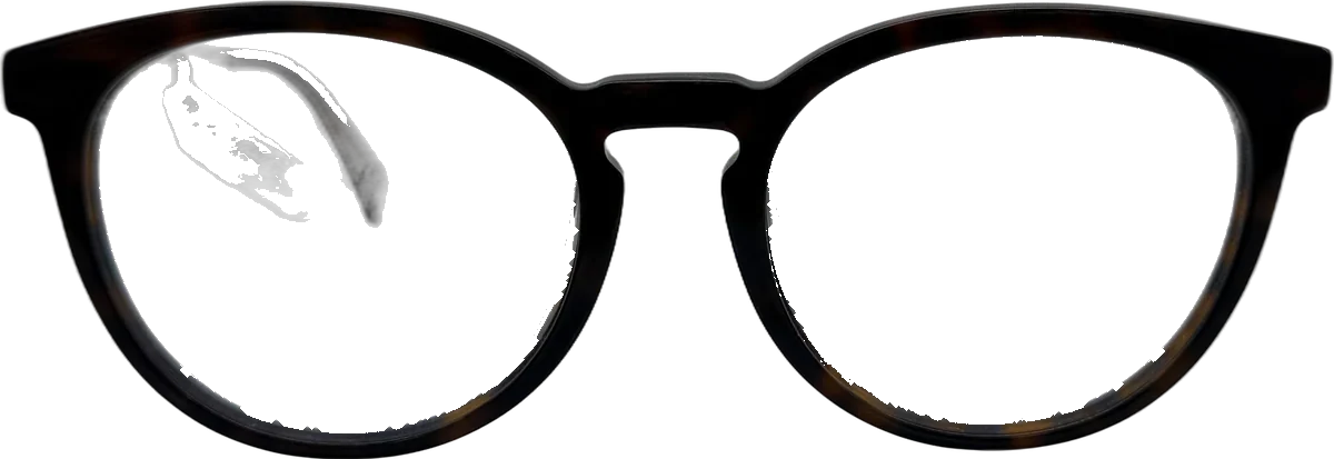 Just Cavalli Round Acetate Eyeglasses, Dark Tortoise frame