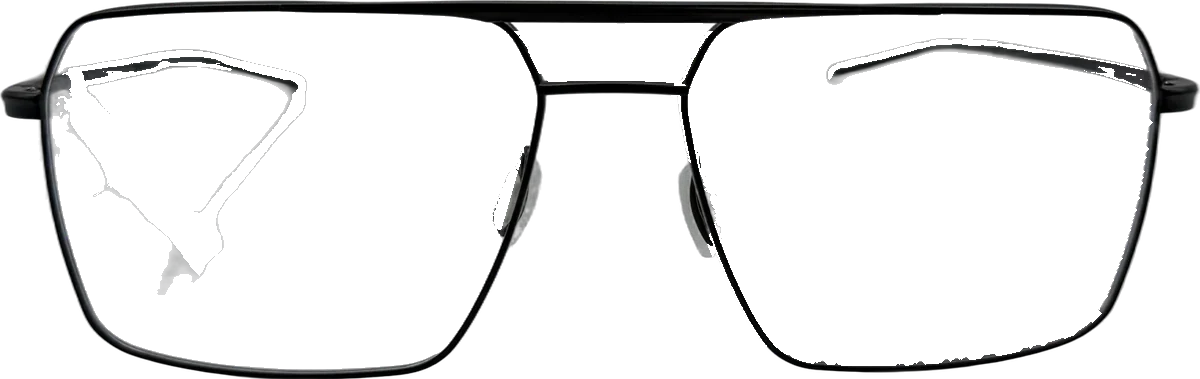 Porsche Design Double-bridge Titanium Eyeglasses, Black 2 frame