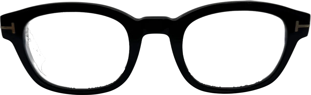 Tom Ford Round-square Acetate Eyeglasses, Black frame