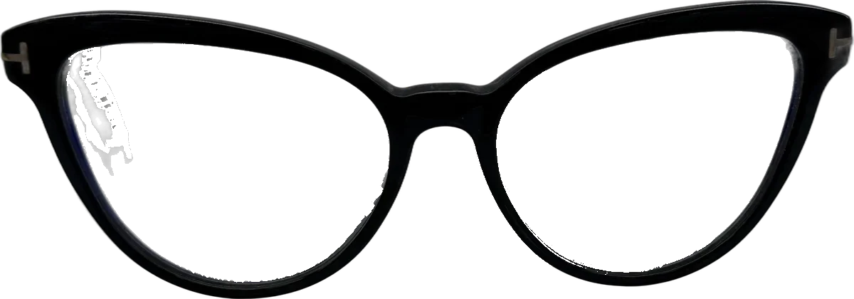 Tom Ford Cat-eye Acetate Eyeglasses, Black frame
