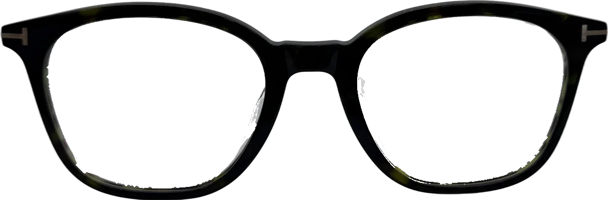Tom Ford Square Acetate Eyeglasses, Black frame
