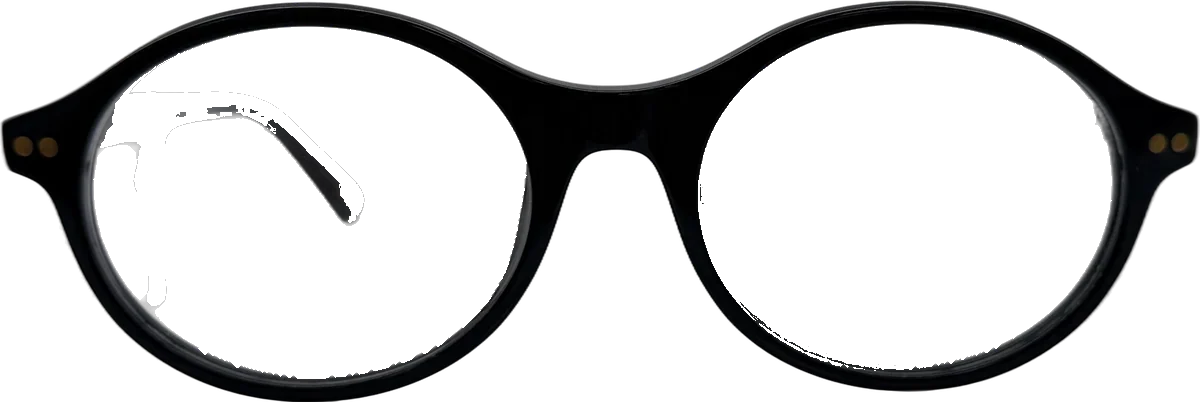 Web Eyewear Oval Acetate Eyeglasses, Black 2 frame