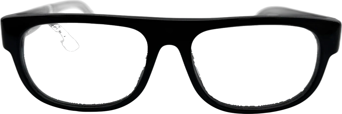 Dsquared2 Flat-top Acetate Eyeglasses, Black frame