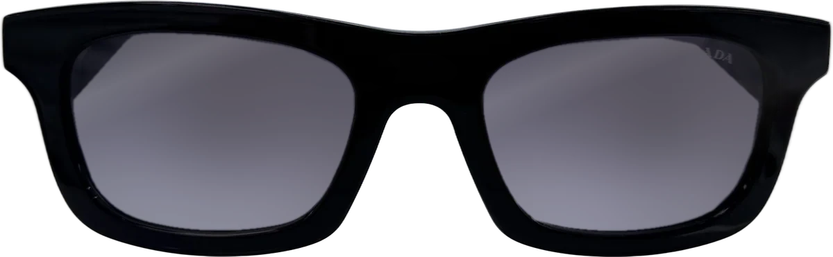 Prada Square Acetate Sunglasses, Black frame