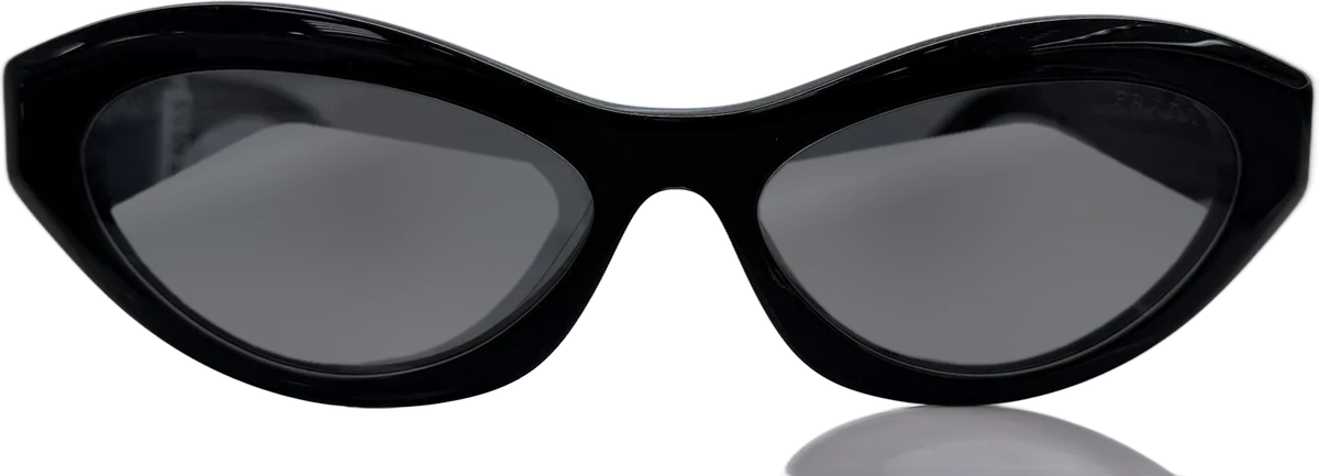 Prada Cat-eye Acetate Sunglasses, Black frame