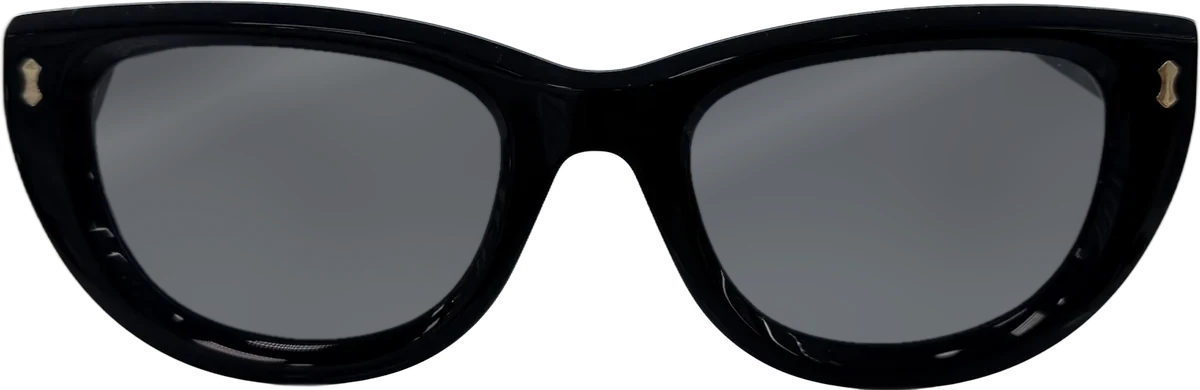 Gucci Cat-eye Acetate Sunglasses, Black frame