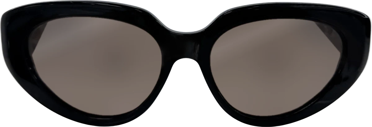 Designer Collection Cat-eye Acetate Sunglasses, Black 3 frame