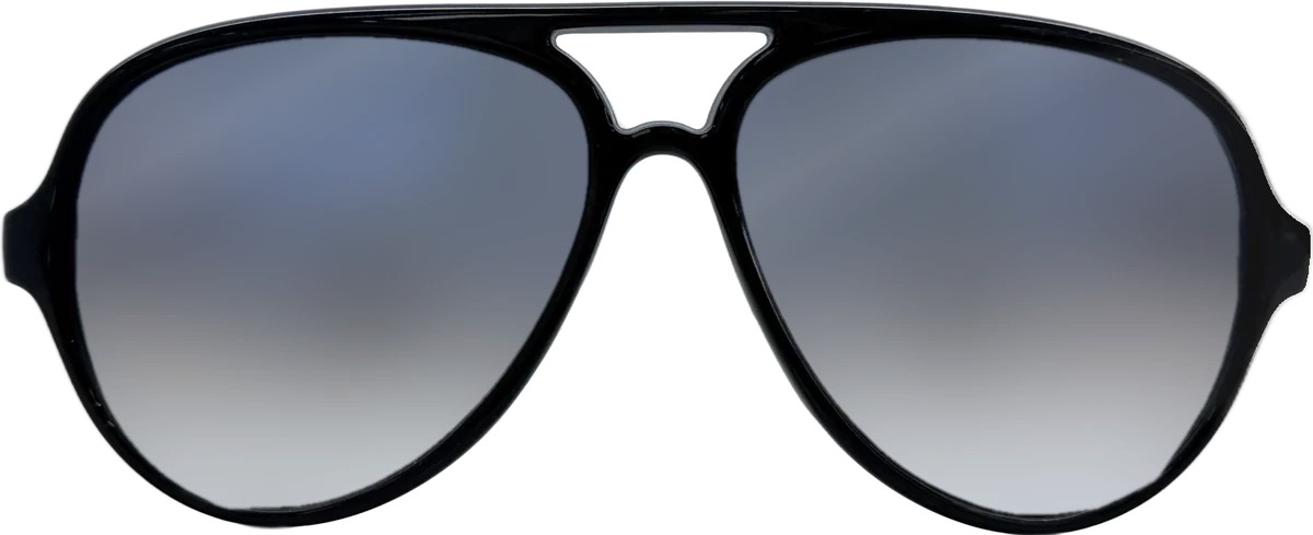 Ray-Ban Double-bridge Aviator Acetate Sunglasses, Black frame