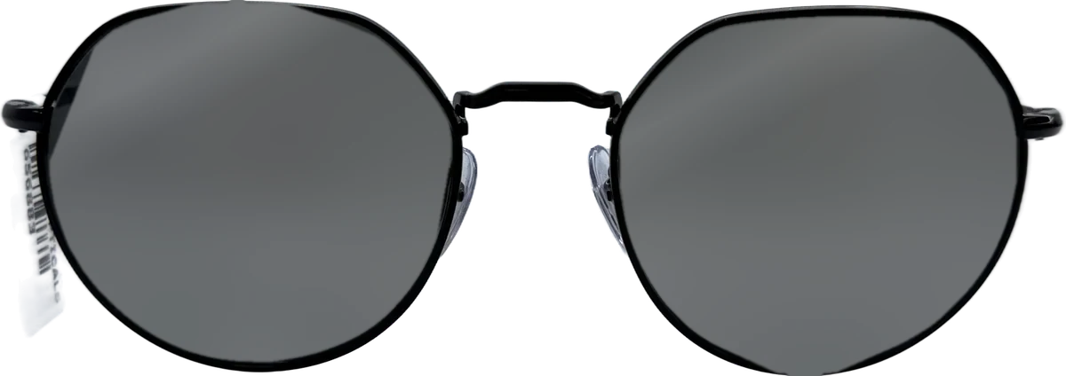 Ray-Ban Round Metal Sunglasses, Black frame