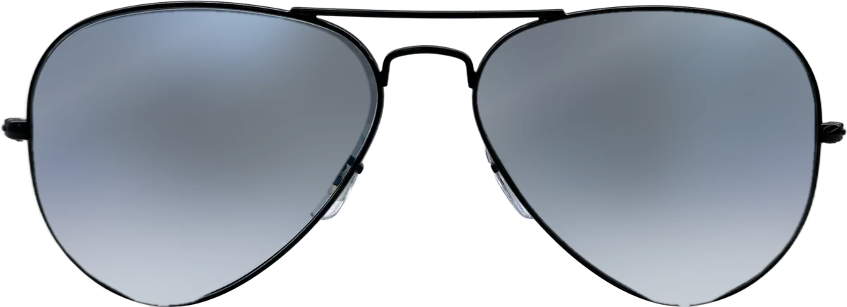 Ray-Ban Aviator Metal Sunglasses, Black frame