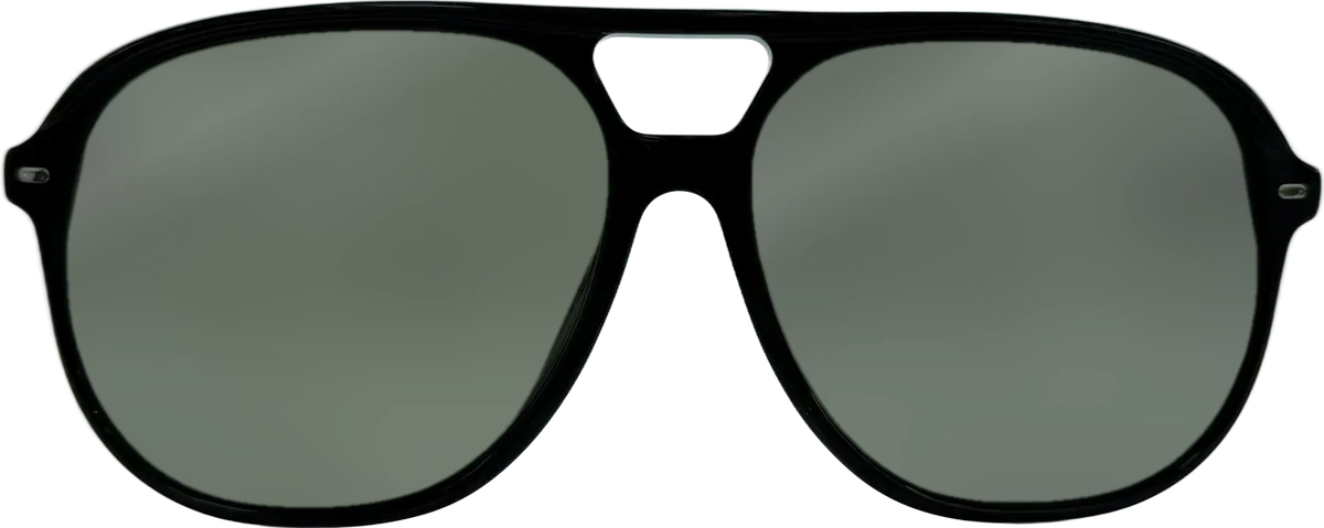 Ray-Ban Double-bridge Acetate Sunglasses, Black frame